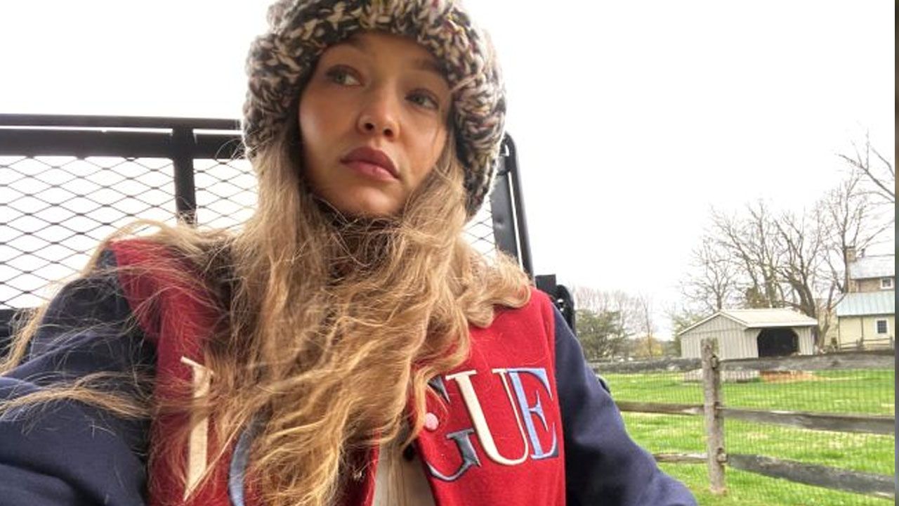 Güzel model Gigi Hadid canlı yayında karnını gösterdi! 7