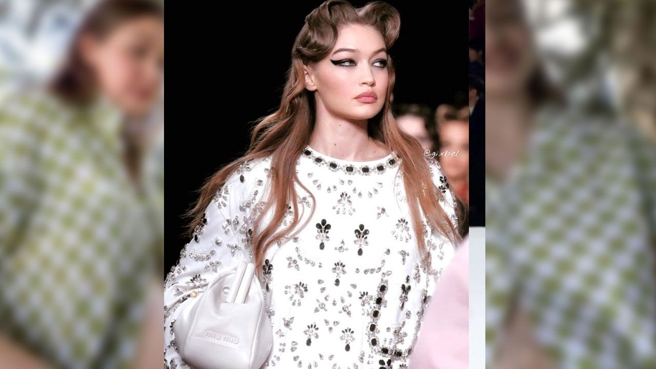 Güzel model Gigi Hadid canlı yayında karnını gösterdi! 8