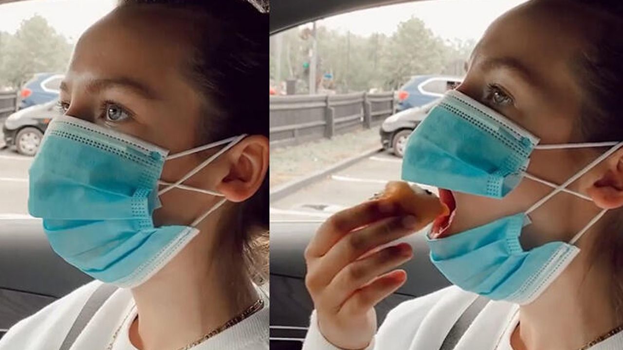 Ünlü model takipçilerini güldürdü! 1