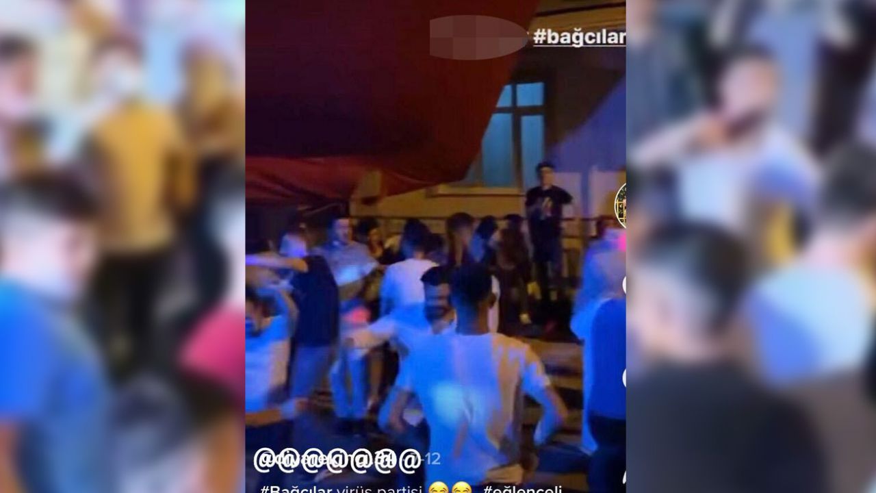Bağcılar sokaklarında 'koronaya selam' partileri yapıyorlar 8
