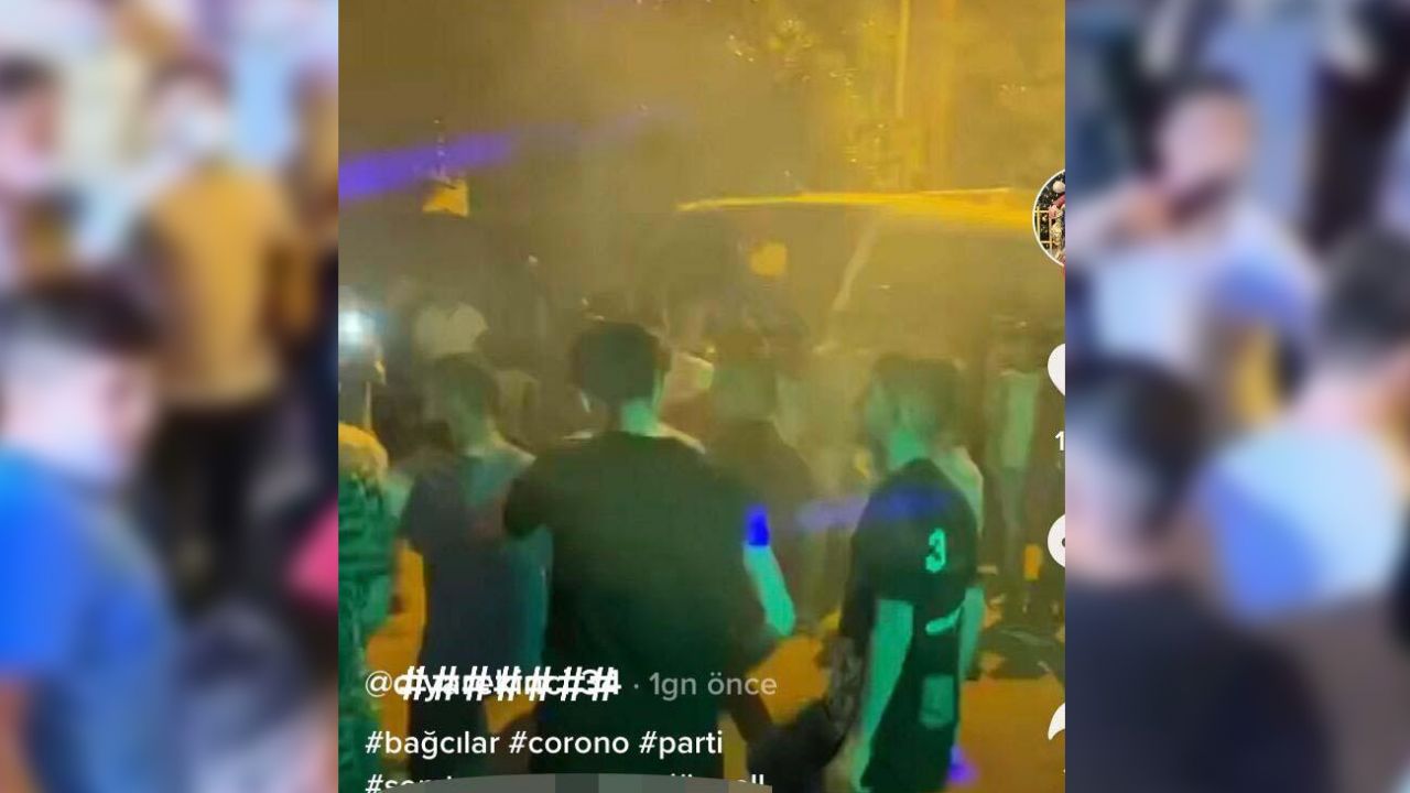 Bağcılar sokaklarında 'koronaya selam' partileri yapıyorlar 9