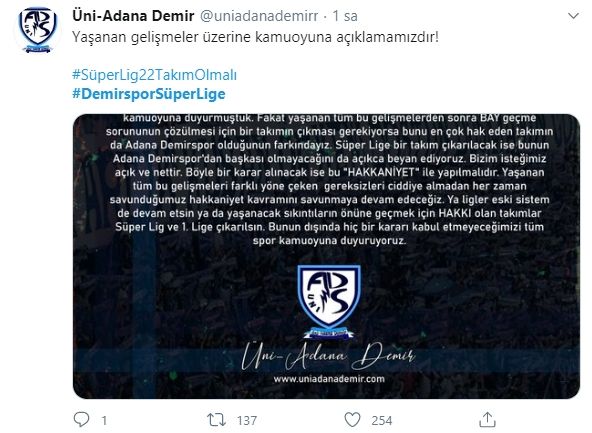 Adana Demirspor için kampanya başlattılar 8
