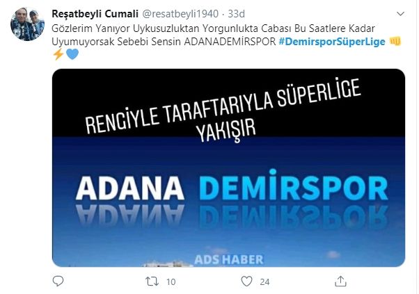 Adana Demirspor için kampanya başlattılar 4