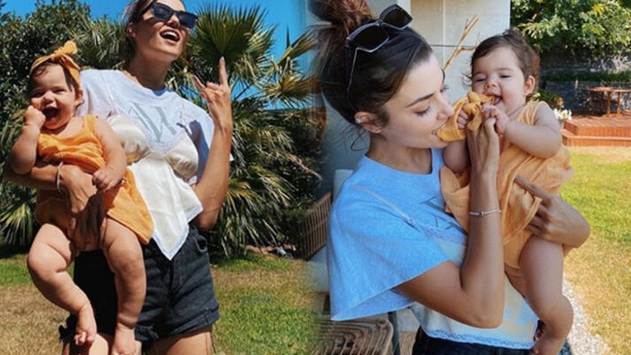 Hande Erçel'in dikkat çeken tişörtü 3 bin 500 TL! 1