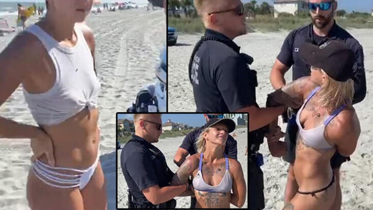 Bikinisi yüzünden tutuklandı! 1