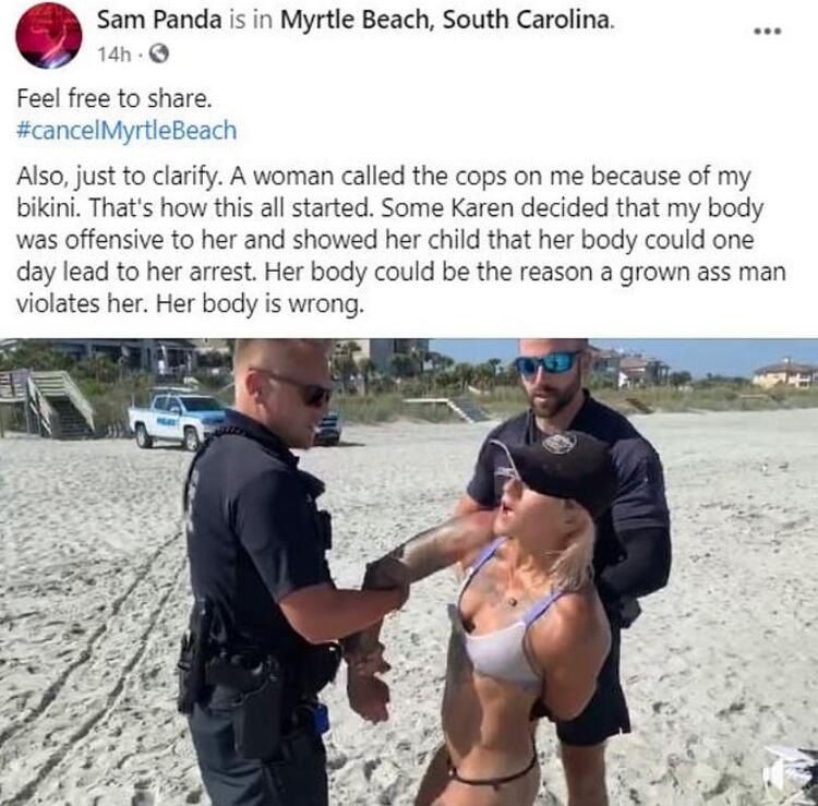 Bikinisi yüzünden tutuklandı! 3