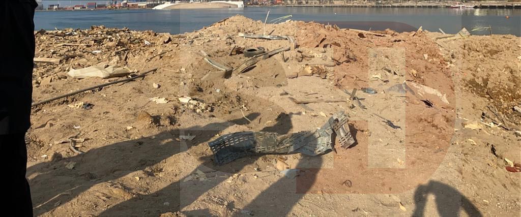 SuperHaber Beyrut'taki patlamanın yaşandığı yeri görüntüledi 7