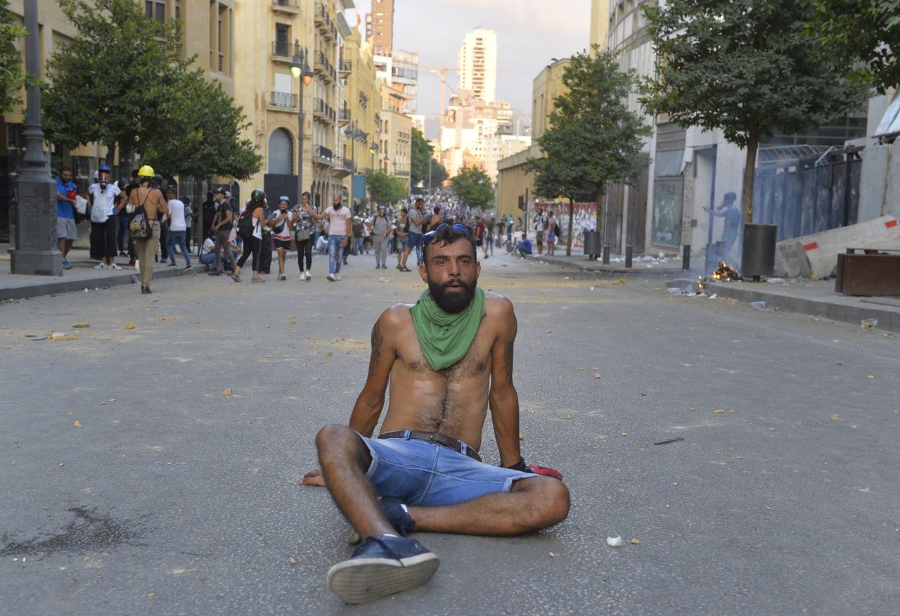 Lübnan'daki protestolar devam ediyor 7