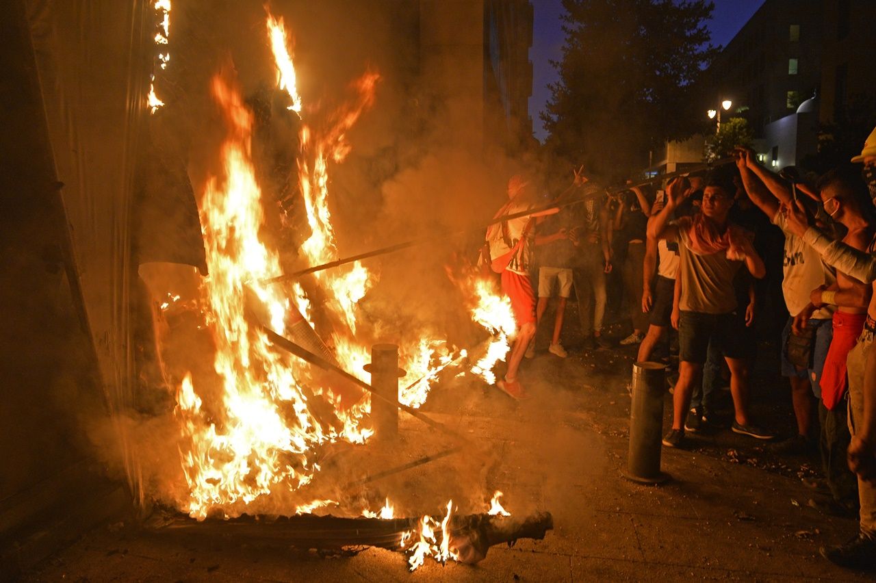 Lübnan'daki protestolar devam ediyor 15