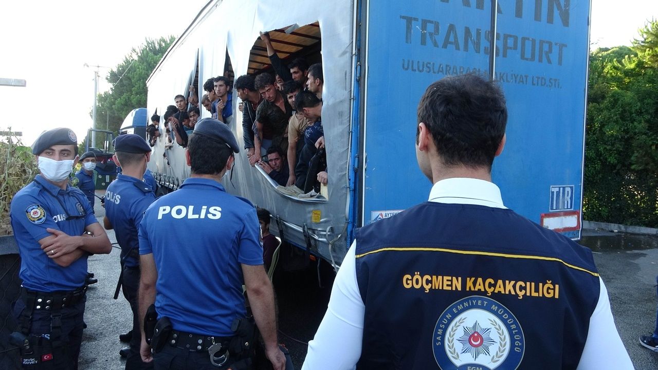 TIR dorsesinde bu halde bulundular 13