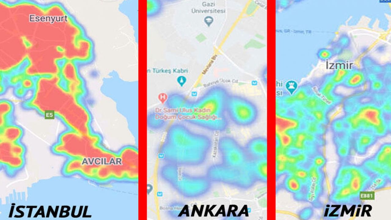 Bakanlık güncelledi! İşte ilçe ilçe koronavirüs haritası... 1