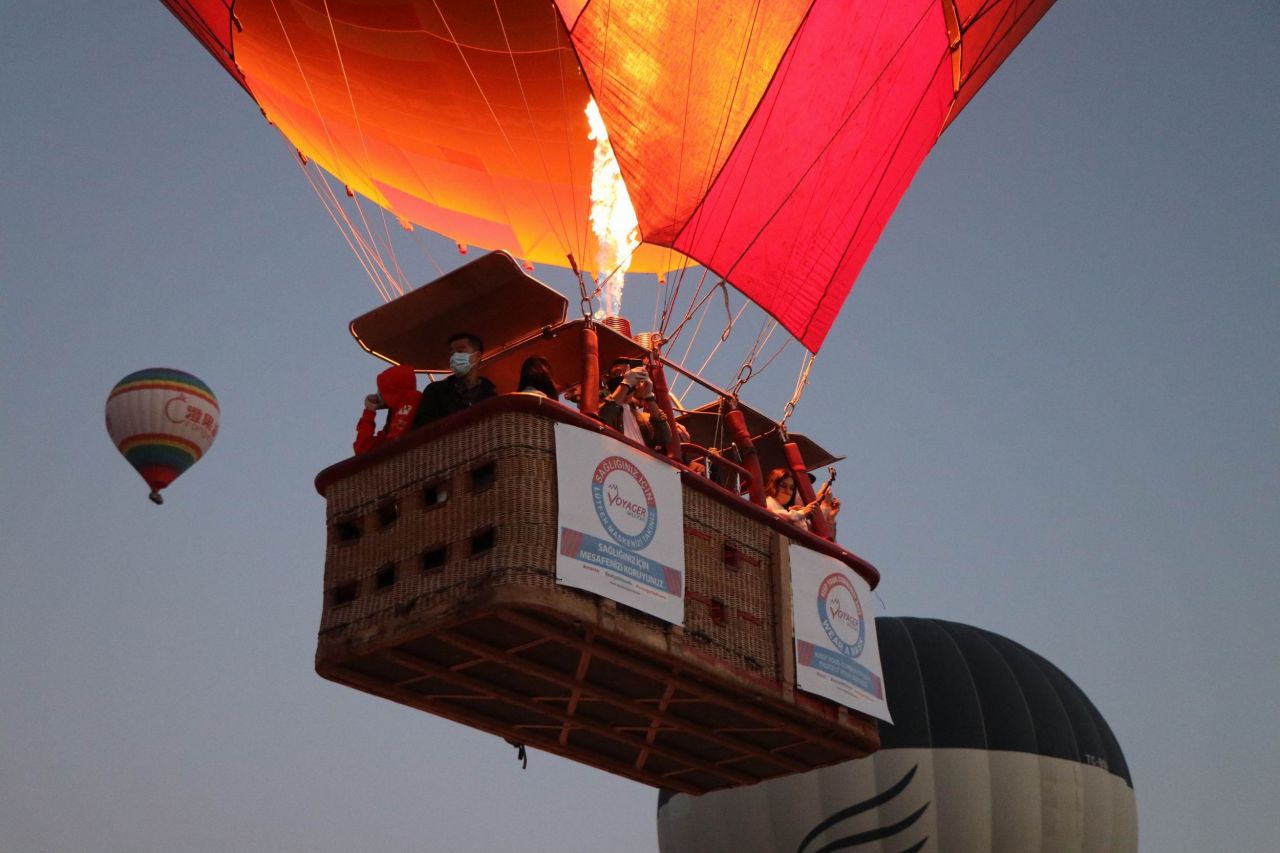 Kapadokya balonlarına kavuştu 11