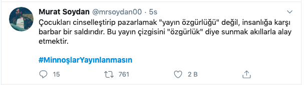 Pedofiliyi teşvik eden 'Minnoşlar' yayınlanmasın! 12