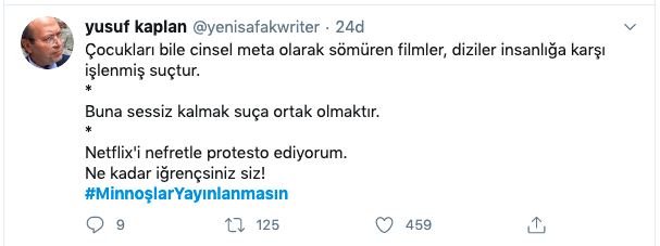Pedofiliyi teşvik eden 'Minnoşlar' yayınlanmasın! 16