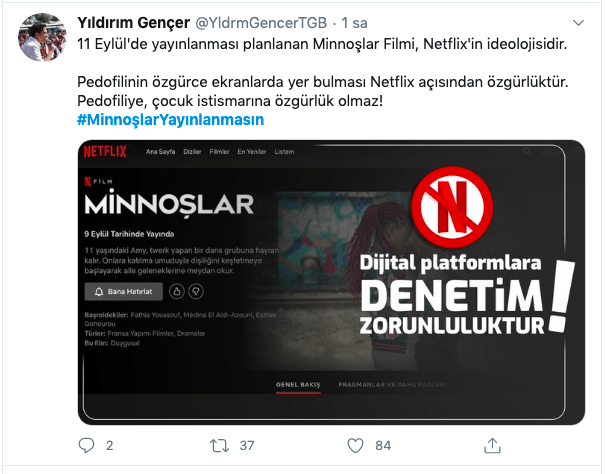 Pedofiliyi teşvik eden 'Minnoşlar' yayınlanmasın! 20