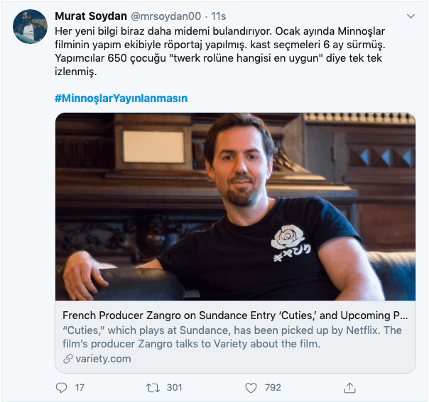 Pedofiliyi teşvik eden 'Minnoşlar' yayınlanmasın! 19
