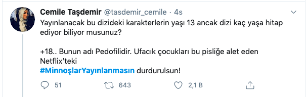 Pedofiliyi teşvik eden 'Minnoşlar' yayınlanmasın! 26