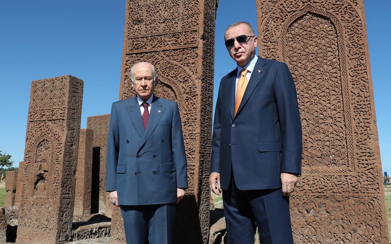 Erdoğan ve Bahçeli etkinlikleri böyle izledi 1