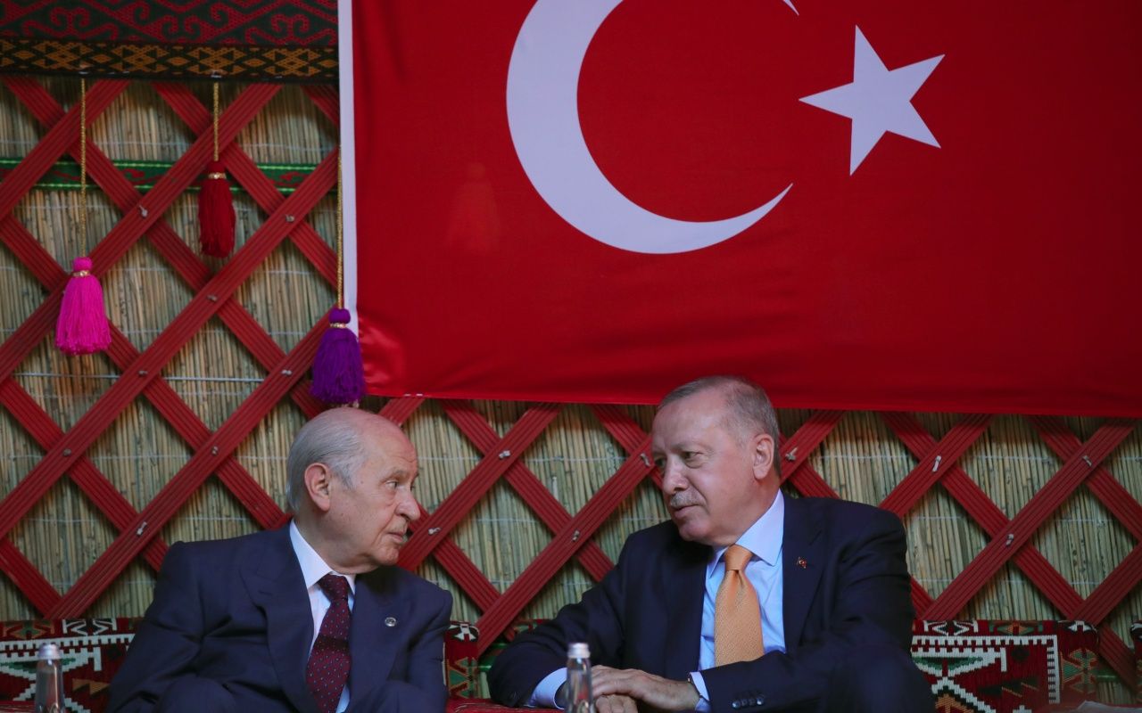 Erdoğan ve Bahçeli etkinlikleri böyle izledi 13