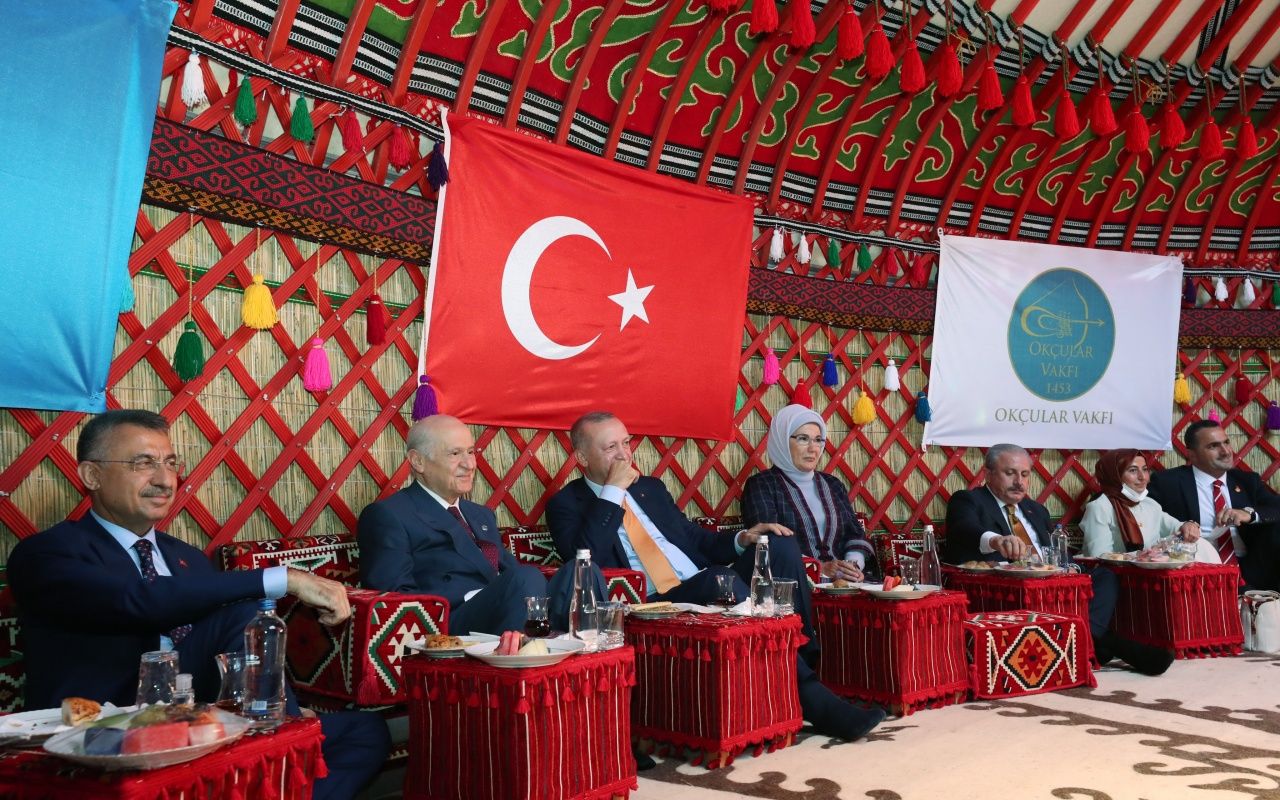 Erdoğan ve Bahçeli etkinlikleri böyle izledi 14