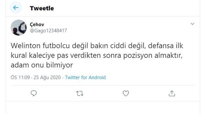 Beşiktaş'ta Welinton eleştirilerin hedefi oldu 16