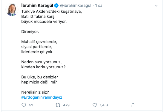 "Mavi vatan savunması başladı" 2