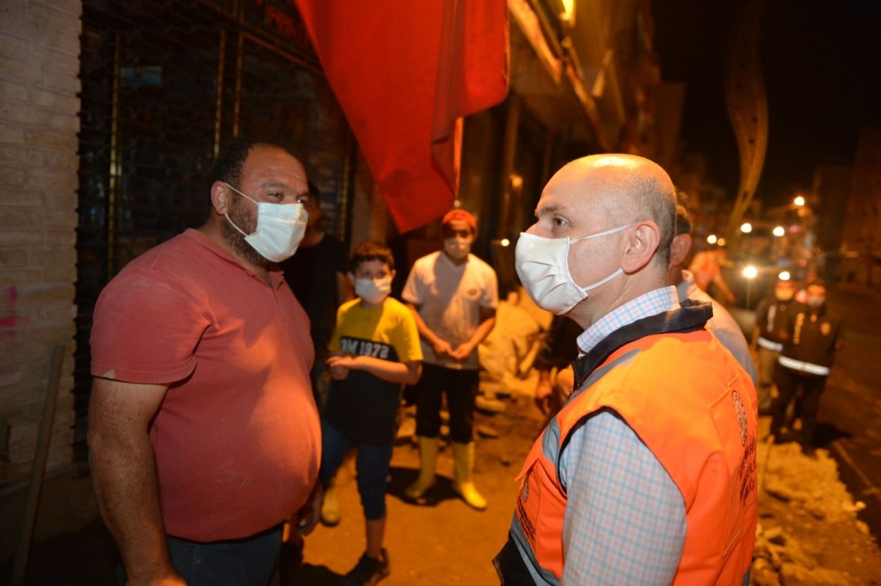 Bakan Karaismailoğlu'ndan Dereli'de gece mesaisi 2