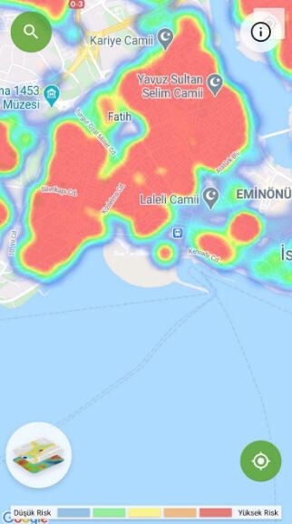 İşte ilçe ilçe İstanbul risk haritası 15