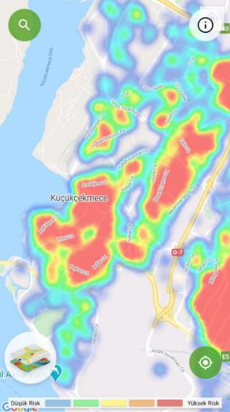 İşte ilçe ilçe İstanbul risk haritası 5