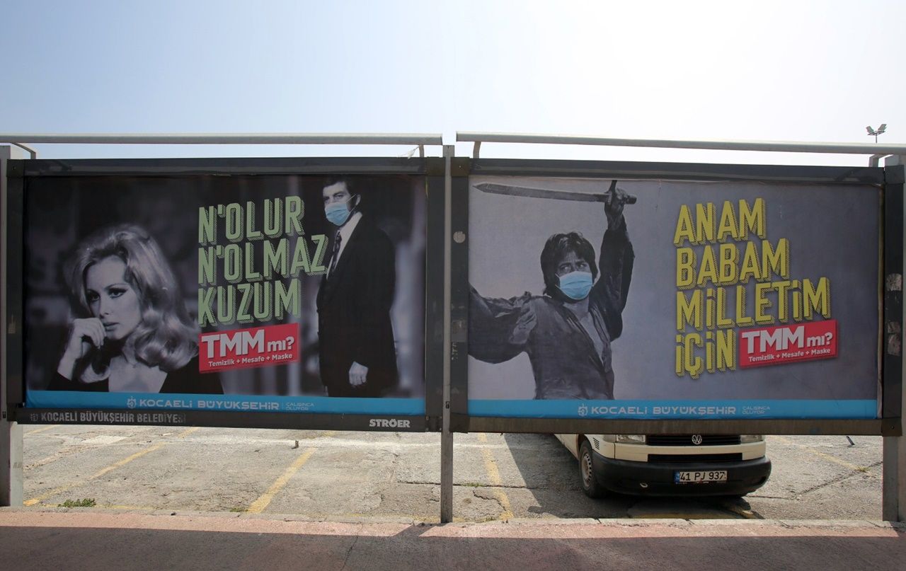 Yeşilçam efsaneleriyle koronavirüs uyarısı 7