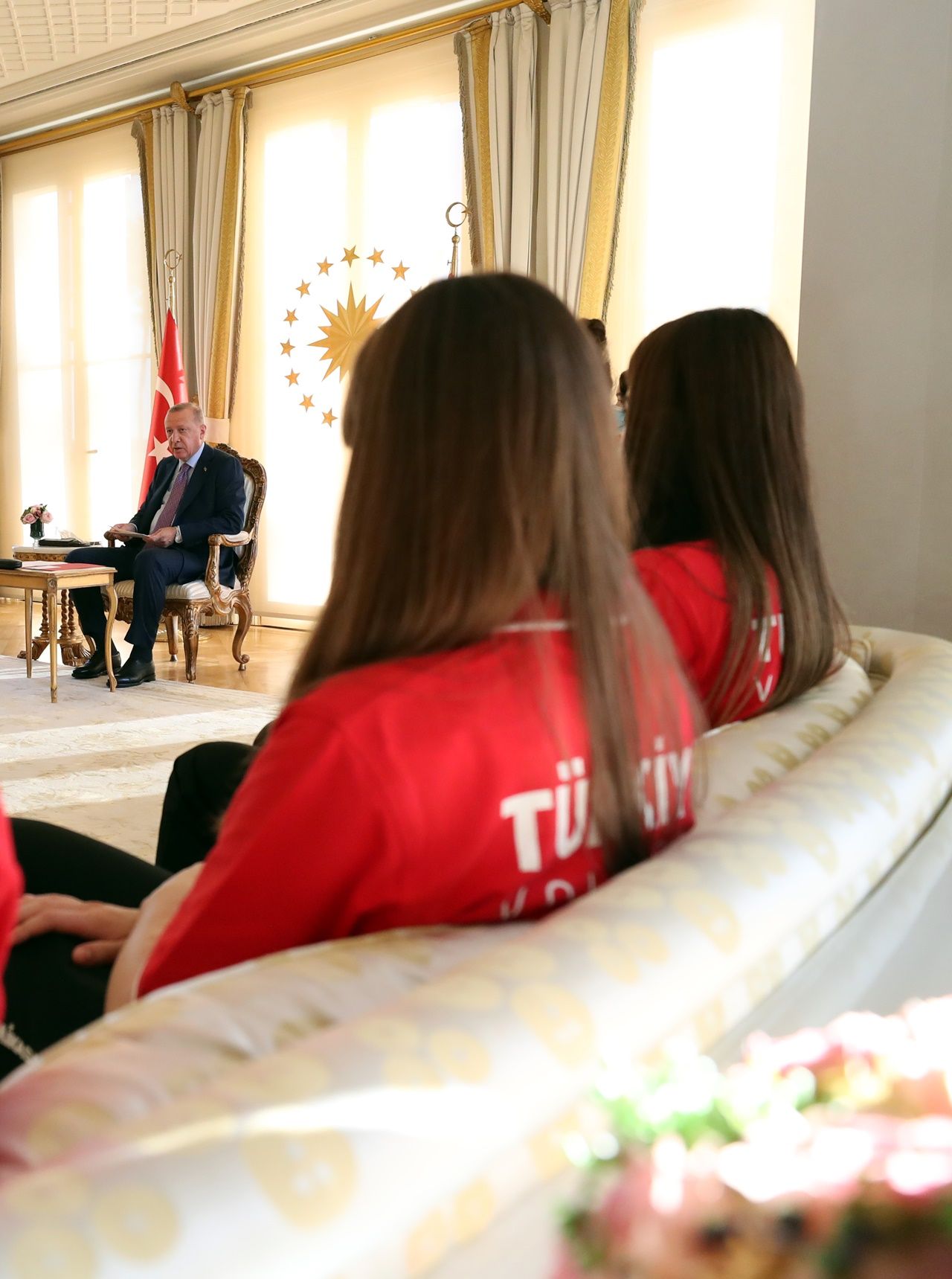 Erdoğan,şampiyonları kabul etti 8