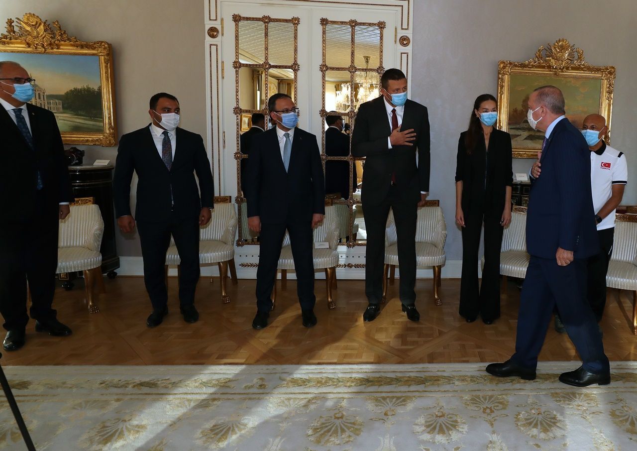 Erdoğan,şampiyonları kabul etti 12