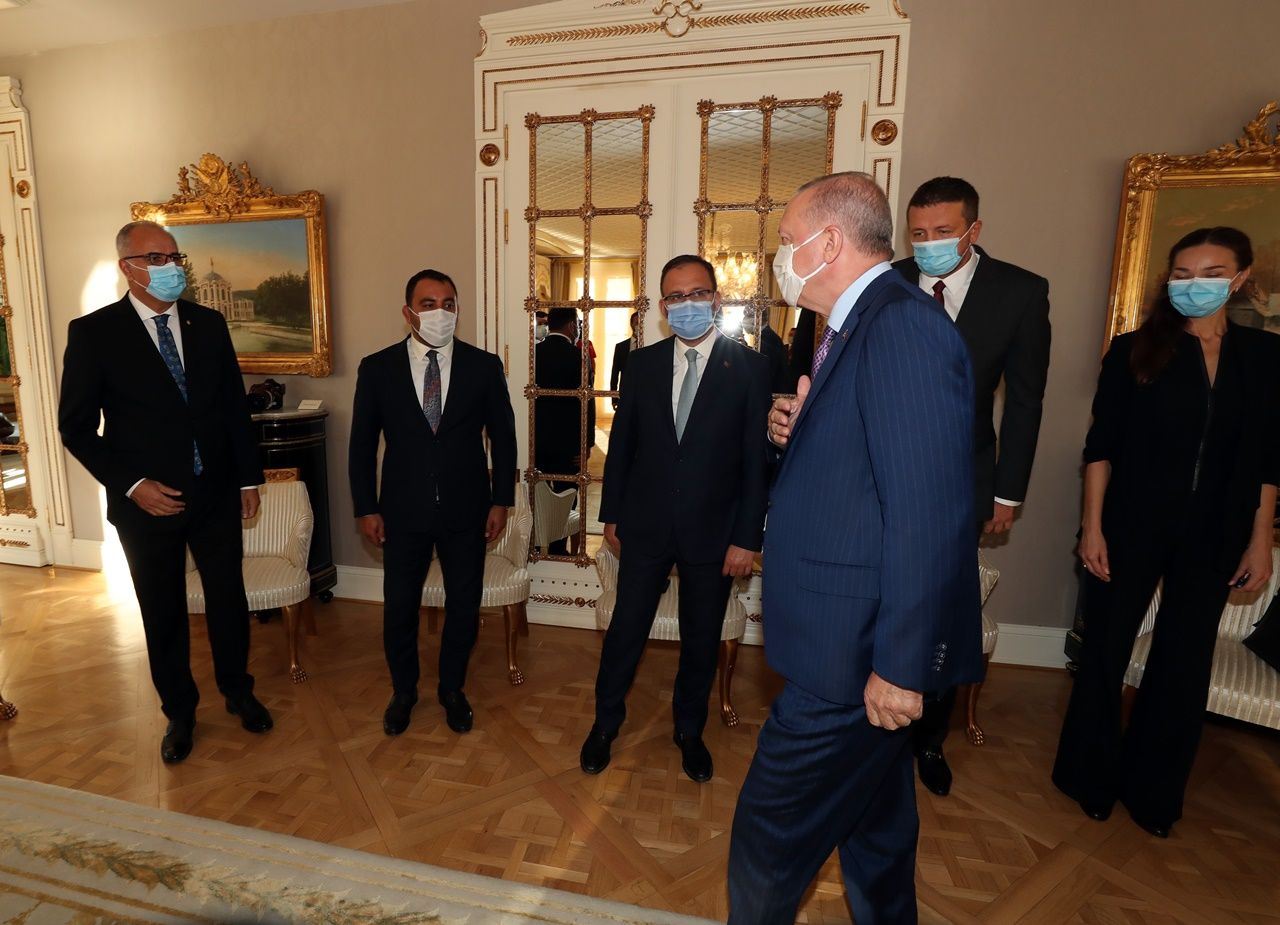 Erdoğan,şampiyonları kabul etti 13