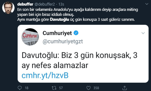 Davutoğlu'nun sözleri alay konusu oldu 7