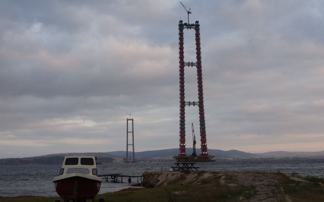 1915 Çanakkale Köprüsü’nde hummalı çalışma 7