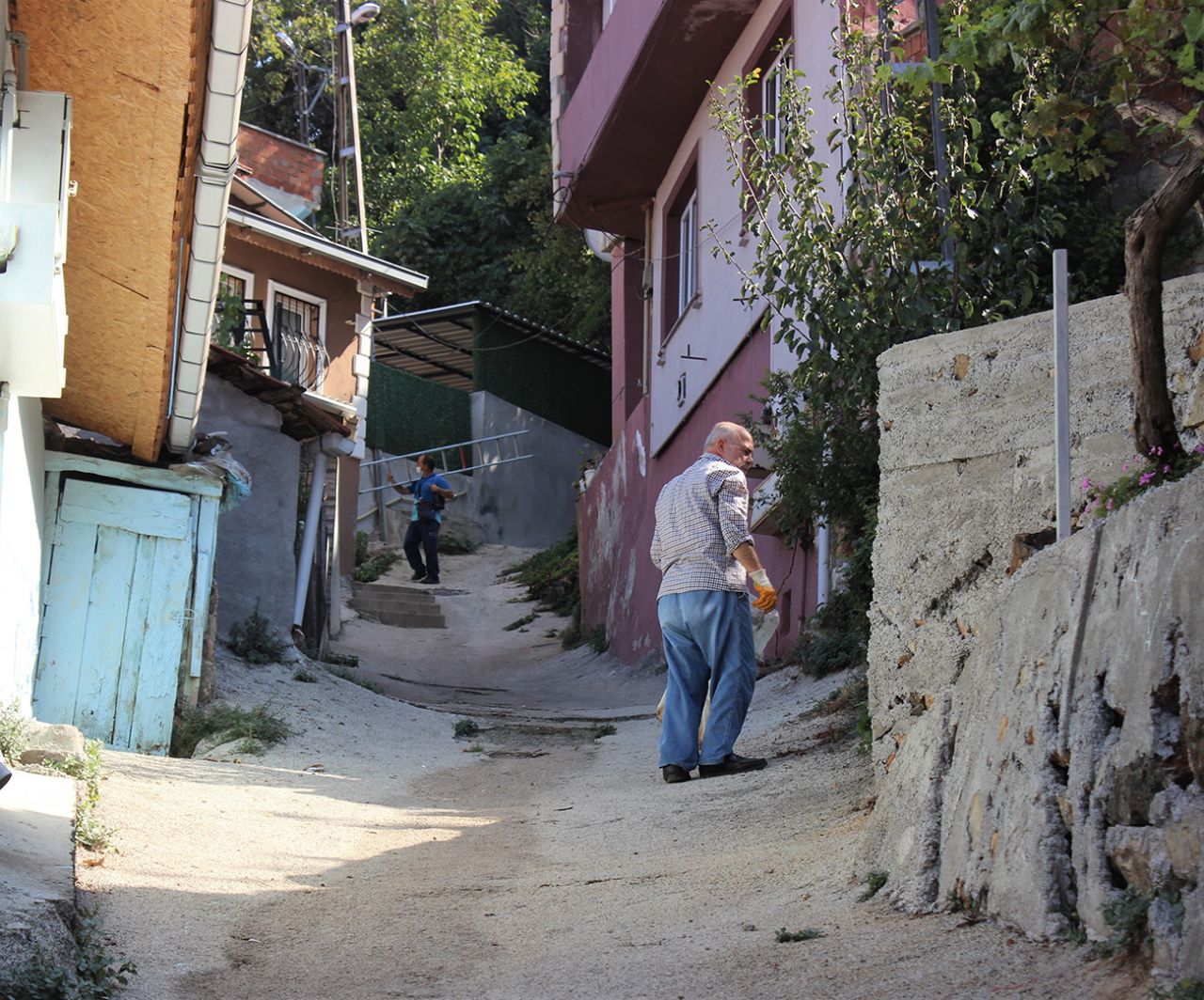 Bursa'daki mahallede yaşayanlar kilo almıyor! 2