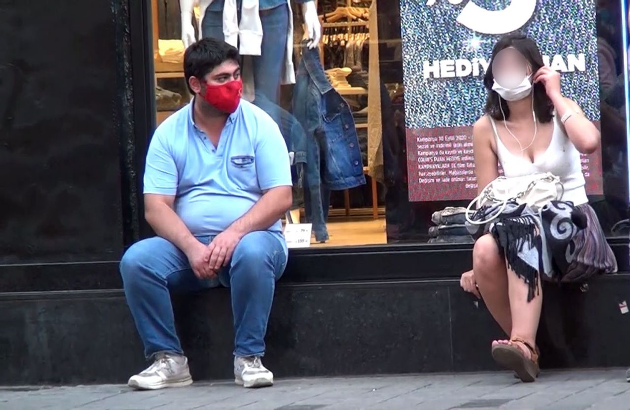 Taksim'de genç kadına adım adım takip 3