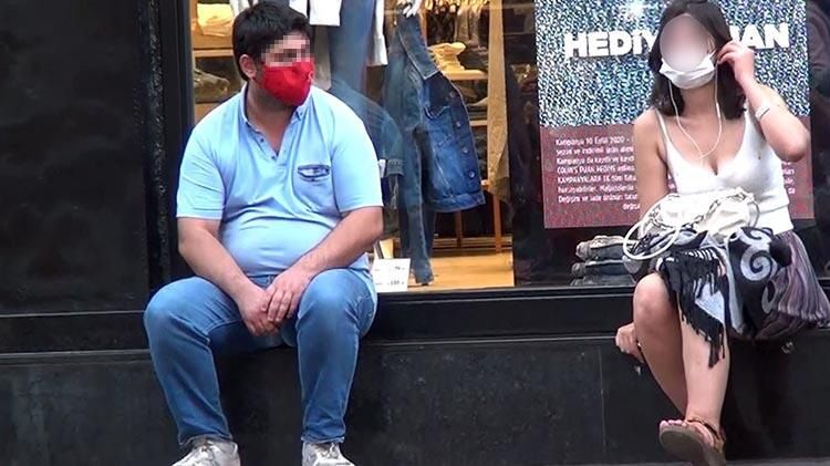 Taksim'de iğrenç taciz! Enteresan savunma 4