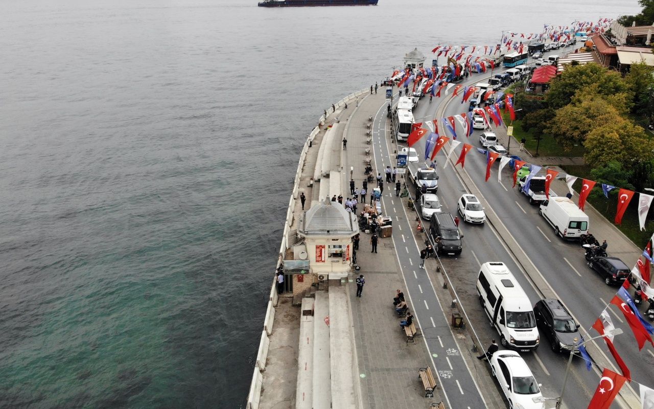 Üsküdar sahilinde hareketli anlar 1