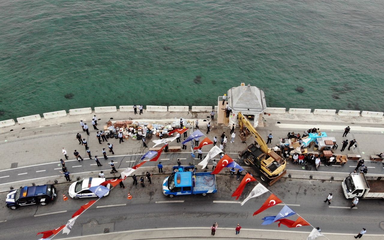Üsküdar sahilinde hareketli anlar 2