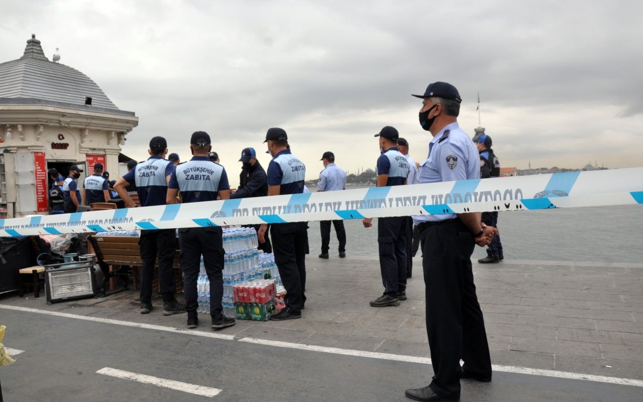 Üsküdar sahilinde hareketli anlar 16
