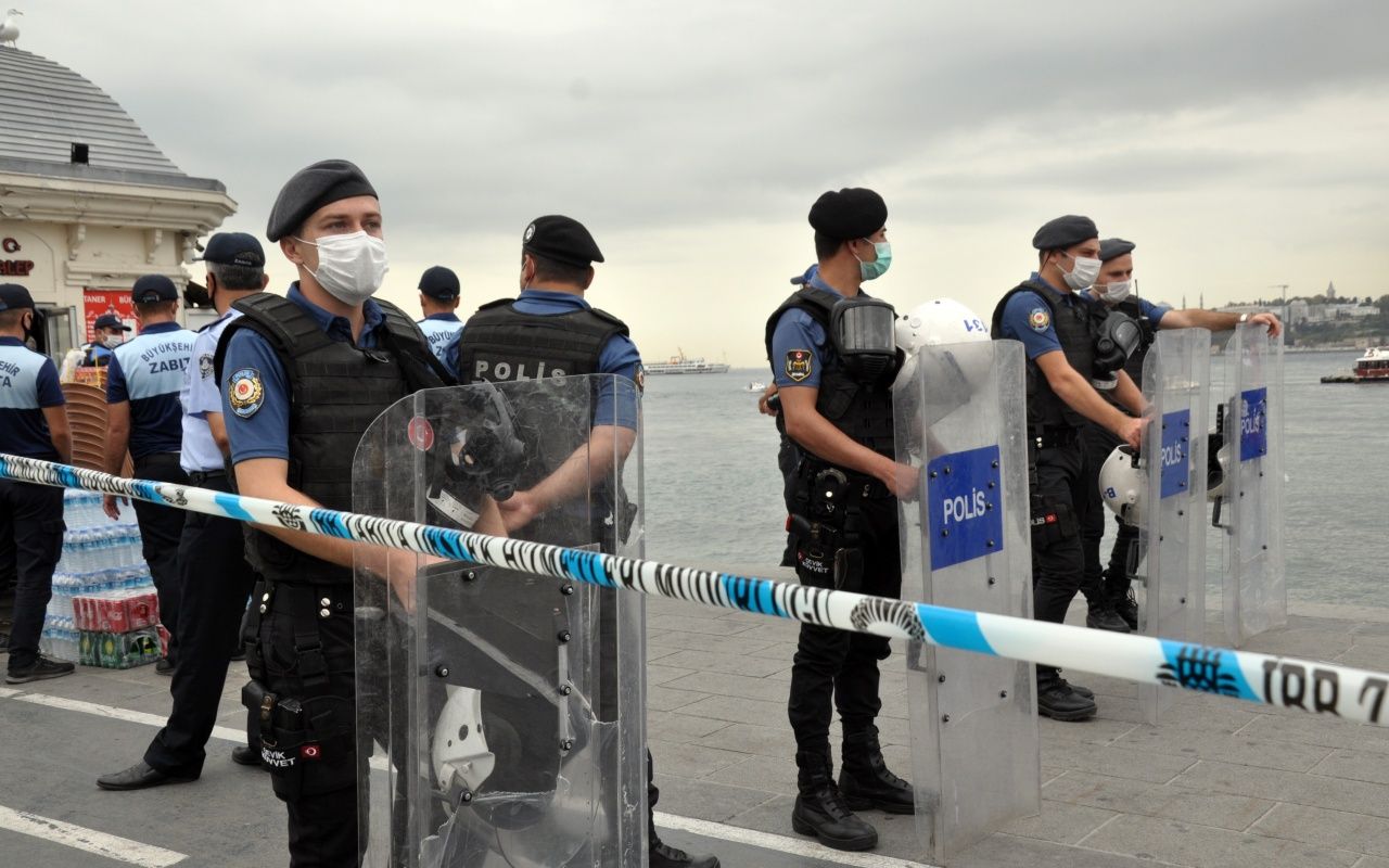 Üsküdar sahilinde hareketli anlar 13