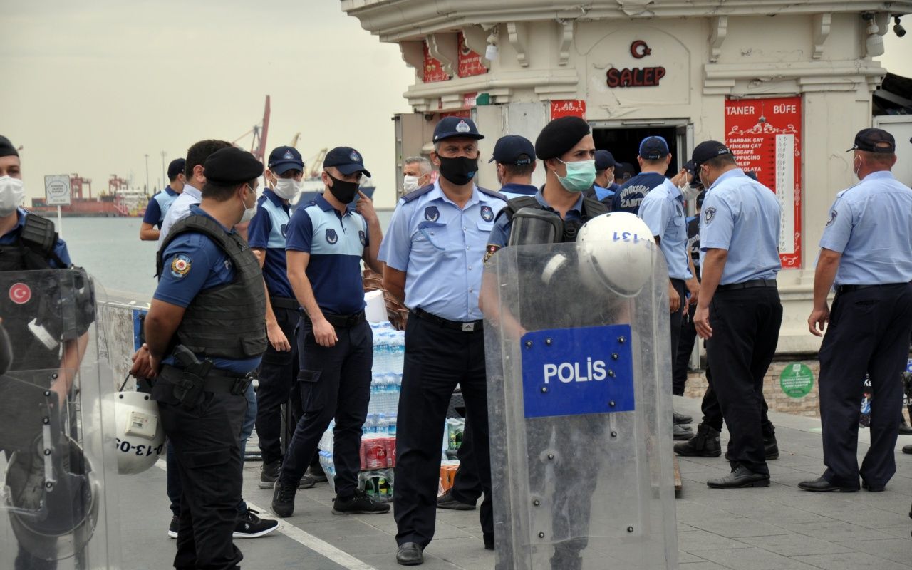 Üsküdar sahilinde hareketli anlar 17