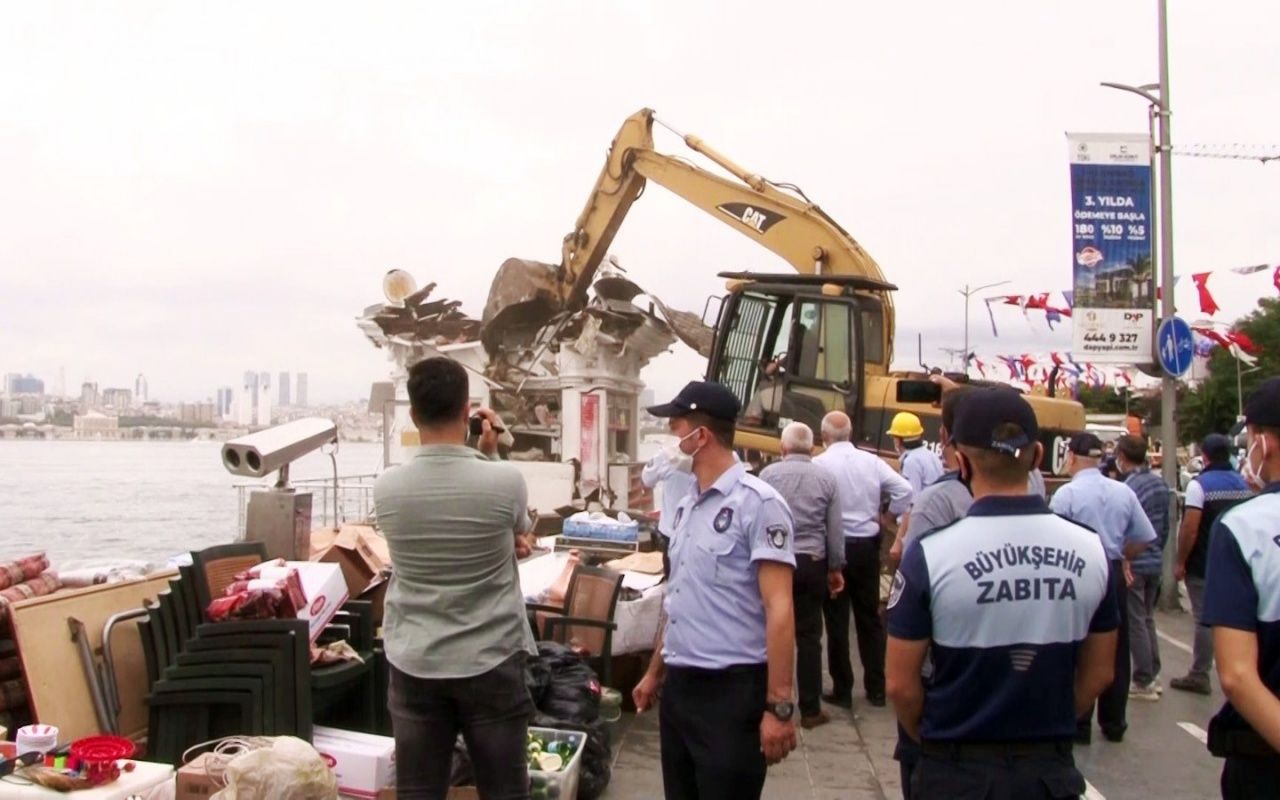 Üsküdar sahilinde hareketli anlar 5