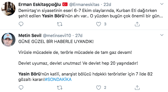 Türkiye Yasin Börü'yü unutmadı 6
