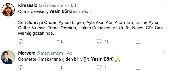 Türkiye Yasin Börü'yü unutmadı 10