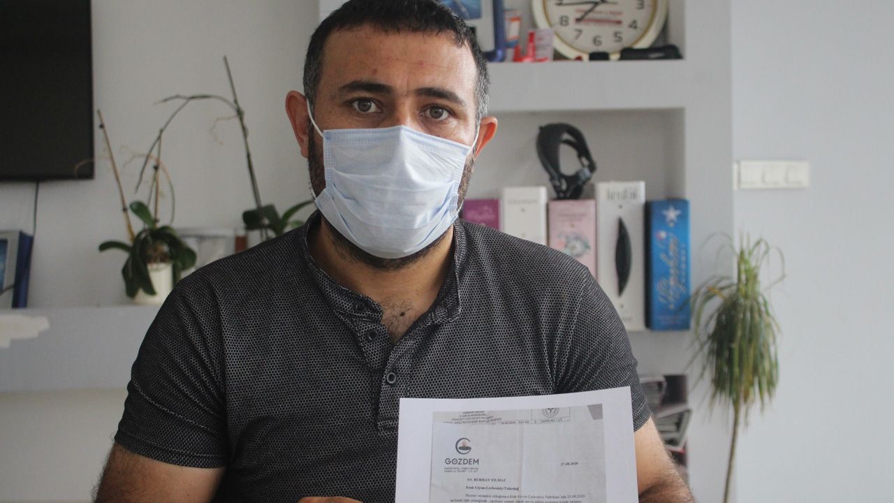 Kopan parmak işçinin yemeğinden çıktı! 2