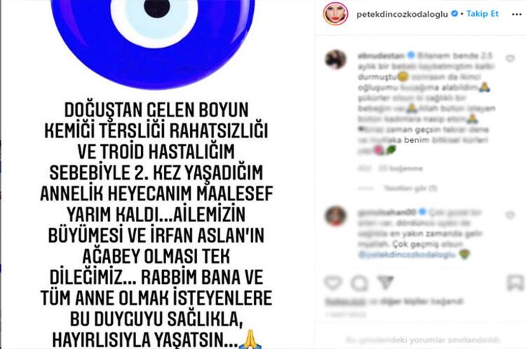 Hamile olan Petek Dinçöz bebeğini kaybetti! 3