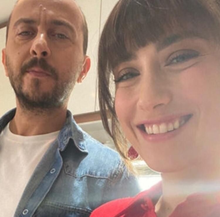 Oyuncu Hazal Kaya’dan eşi Ali Atay’a esprili iltifat! 2