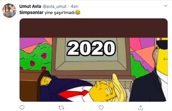 Trump korona oldu, gözler Simpsons'a çevrildi 7